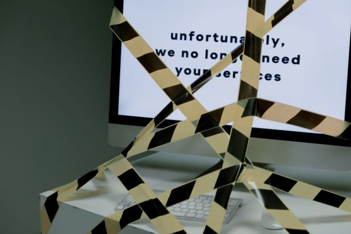 warning screen